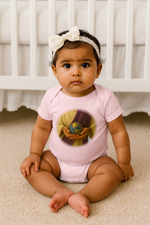Apparel – “Whole World in His Hands” Infant Onesie-Pink