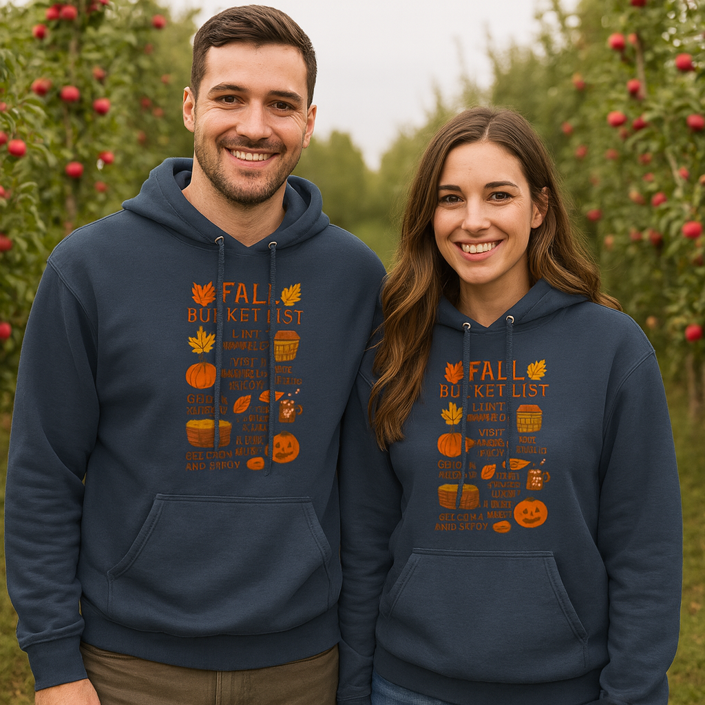 Fall Bucket List Unisex Pullover Hoodie