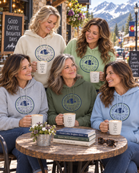 Book Club Hoodie | Gritty Ladies Book Club — Women’s Cozy Literary Pullover Scratching Beneath the Surface | Liberty & Victory Co.