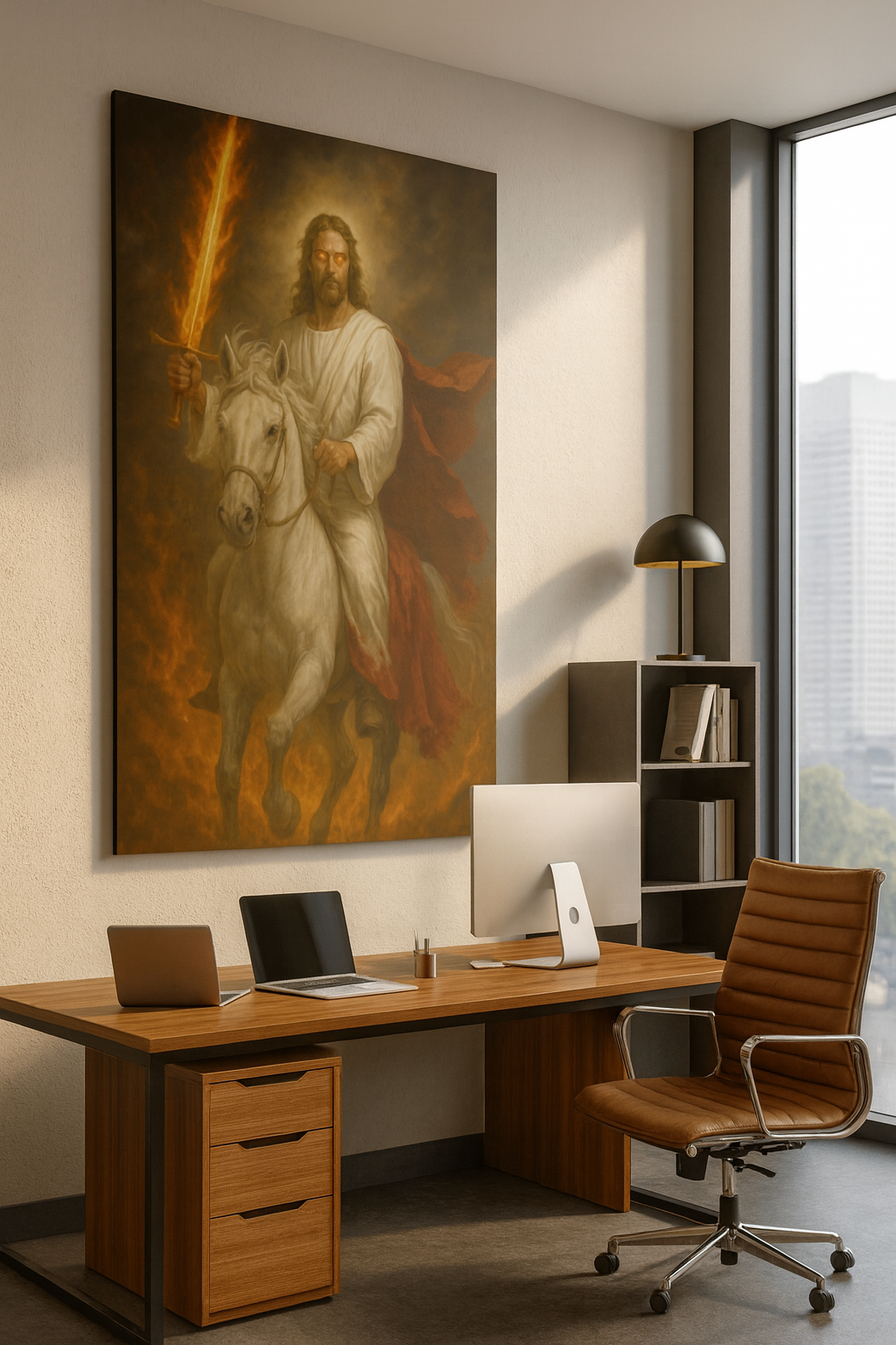 Jesus is Coming Satin Poster