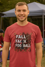 Fall Faith Forward Football & Freedom Triblend Tee