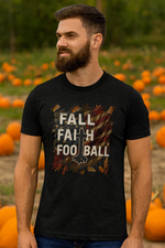 Fall Faith Forward Football & Freedom Triblend Tee