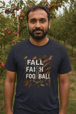 Fall Faith Forward Football & Freedom Triblend Tee