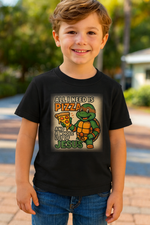 Pizza & Grace Retro Turtle Tee