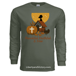 Thankful, Faithful & Free Premium Adult Long Sleeve