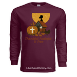 Thankful, Faithful & Free Premium Adult Long Sleeve