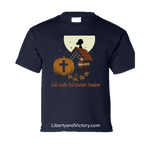 Great Pumkin-Fall Faith Freedom Premium Youth Tee