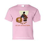 Great Pumkin-Fall Faith Freedom Premium Youth Tee