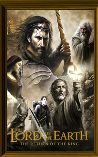 The Lord of the Earth: The Return of the King Poster | Christian Wall Art