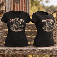 Patriotic Faith | Daughters of the Revolution — Sybil Edition-The Call to Arms Women's T-Shirt | Veteran-Owned Small Business | Liberty & Victory Co.