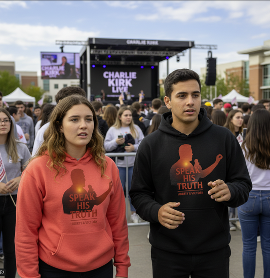 #WeAreCharlie – Speak His Truth | Liberty & Victory™ Heavyweight Hoodie