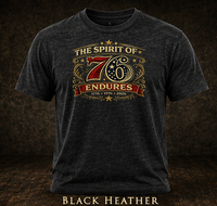 The Spirit of 76 Endures T‑Shirt — Patriotic 1776‑1976‑2026 Anniversary Tee