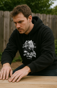 Christian Hoodie Lionheart Design - front view - Liberty & Victory
