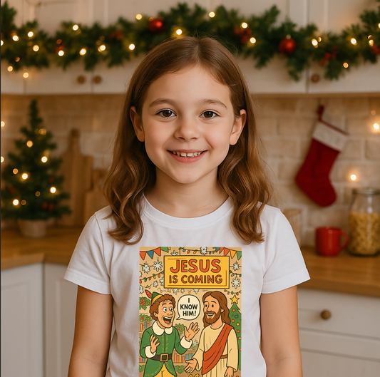 Nike Youth Swoosh Sleeve Tee - Jesus is Coming!