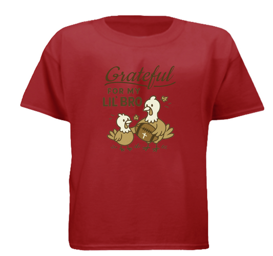 Grateful for My Lil’ Bro” Holiday Toddler Tee
