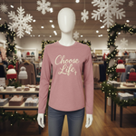 Choose Life – Created With Purpose Premium Women's Long Sleeve T-Shirt