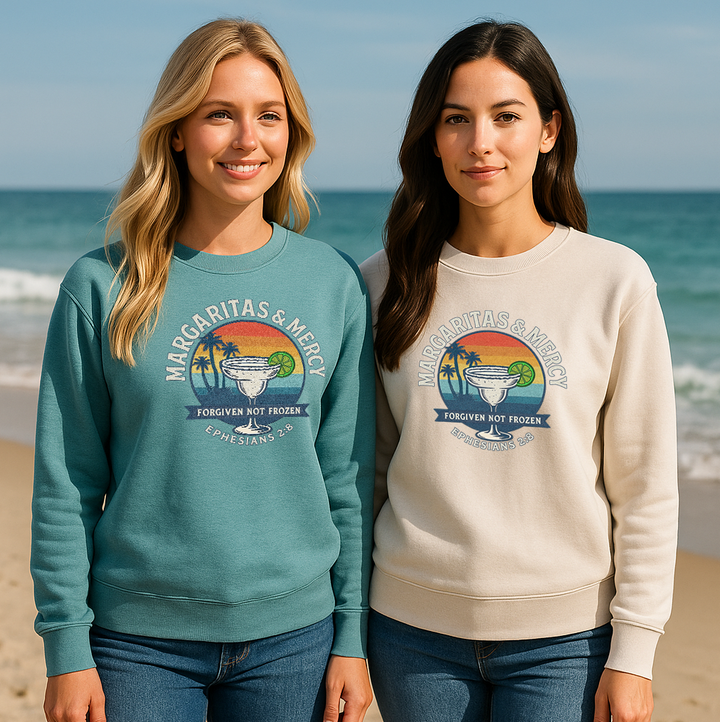 Christian Hoodie Margaritas & Mercy – Women’s Design - front view - Liberty & Victory