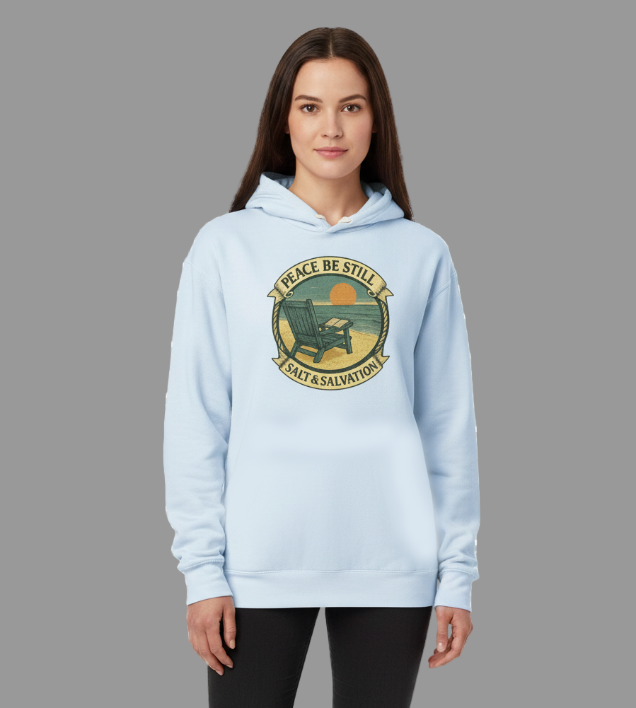 Peace Be Still – Garment-Dyed Lightweight Hoodie