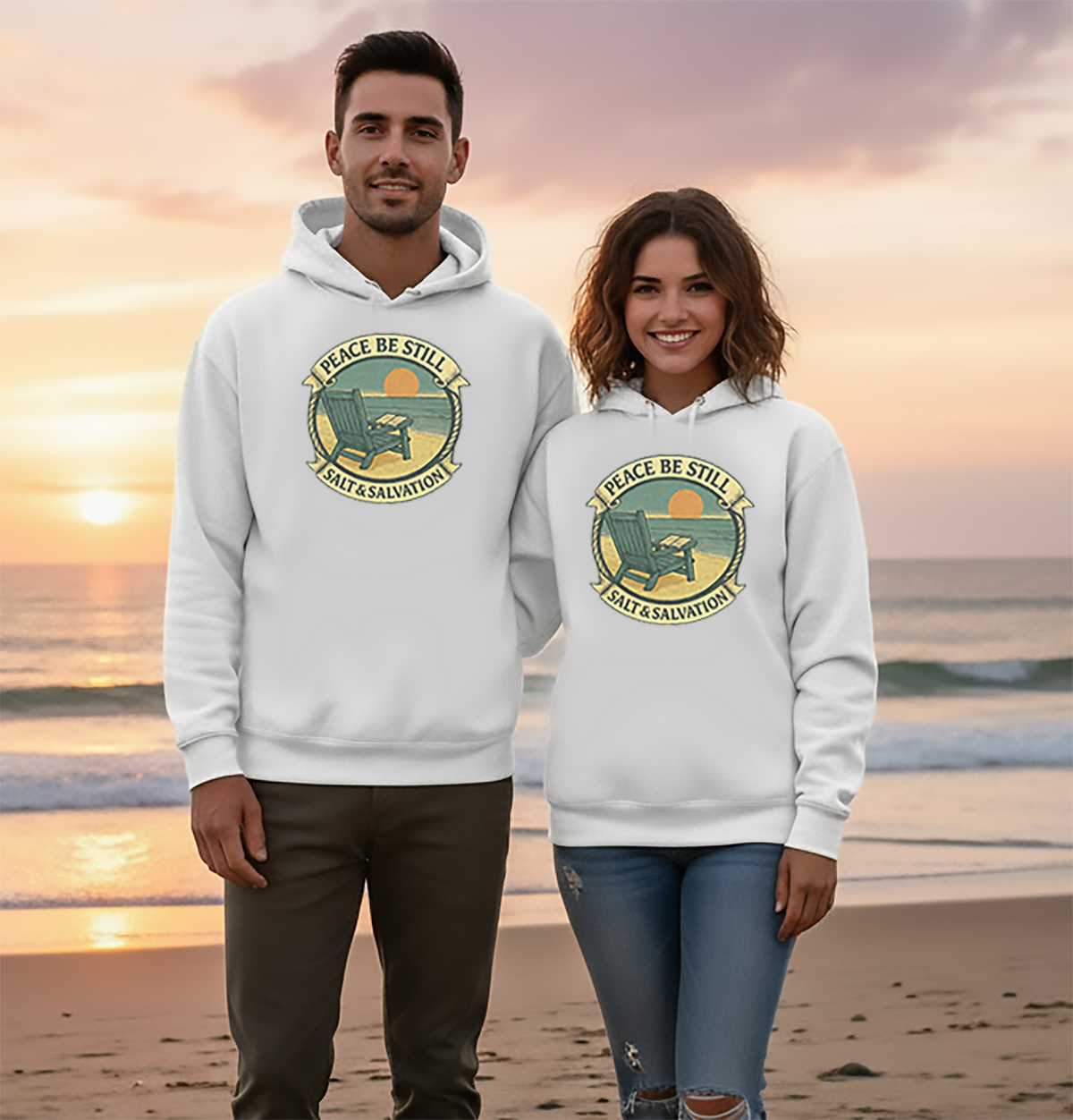 Peace Be Still – Garment-Dyed Lightweight Hoodie