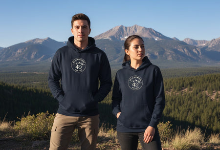 Christian Hoodie | Not All Who Wander Are Lost | Matthew 4 Wilderness Design | Liberty & Victory