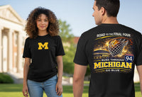College Basketball T-Shirt | Michigan Wolverines Final Four Tee | Sports Faith Apparel | Liberty & Victory