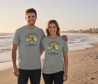 Christian Coastal T-Shirt | Parrotheads Grace in Sandals & Parables Vintage Triblend Tee | Liberty & Victory