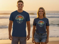 Christian Beach T-Shirt | Margaritas & Mercy Forgiven Not Frozen Sunset Beach Faith Tee | Liberty & Victory