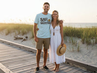 Coastal Faith T-Shirt | Beach Palm Vintage Surf Tee | Salt & Salvation | Liberty & Victory