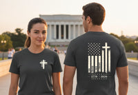 Cross & Flag Premium Tee | Liberty-In-One