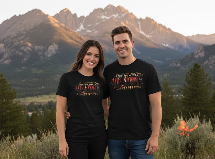 Faith & Sport T-Shirt | Colorado Needs Victor-y Graphic Tee | Victory-In-One | Liberty & Victory