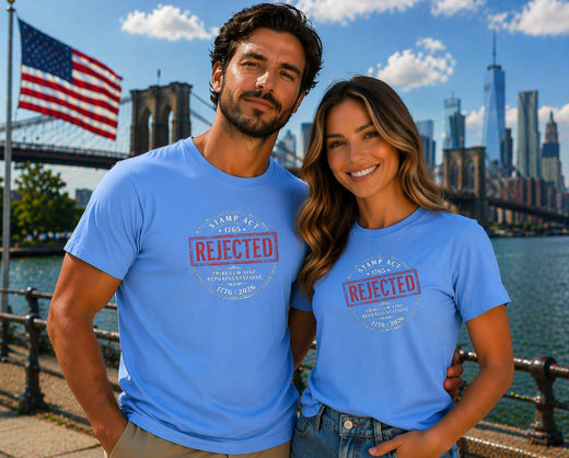 Patriotic History T-Shirt | Stamp Act Rejected Everyday Essentials | Built for Daily Wear | Liberty & Victory