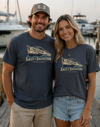 Christian Faith T-Shirt | No Luck Salt & Salvation Everyday Essentials | Salt & Salvation | Liberty & Victory