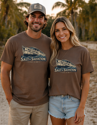 Christian Faith T-Shirt | No Luck Salt & Salvation Everyday Essentials | Salt & Salvation | Liberty & Victory
