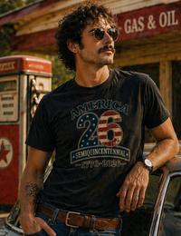 Patriotic T-Shirt | America 250 Semiquincentennial Essentials | Liberty-In-One | Liberty & Victory