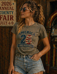 Patriotic T-Shirt | America 250 Semiquincentennial Essentials | Liberty-In-One | Liberty & Victory