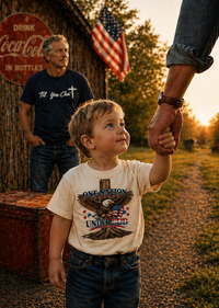 Kids Patriotic T-Shirt | One Nation Under... Essentials | Liberty-In-One | Liberty & Victory