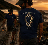 Christian Patriotic T-Shirt | We Ride Through It Everyday Essentials | Liberty-In-One | Liberty & Victory