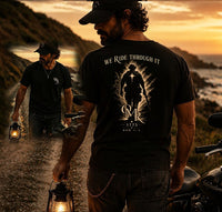 Christian Patriotic T-Shirt | We Ride Through It Everyday Essentials | Liberty-In-One | Liberty & Victory