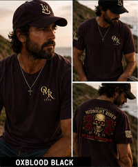 Christian Patriotic T-Shirt | Midnight Rider We Ride Through It Cinco Edition Signature | Liberty-In-One | Liberty & Victory