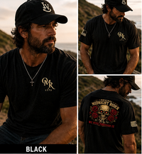 Christian Patriotic T-Shirt | Midnight Rider We Ride Through It Cinco Edition Signature | Liberty-In-One | Liberty & Victory