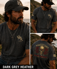 Christian Patriotic T-Shirt | Midnight Rider We Ride Through It Cinco Edition Signature | Liberty-In-One | Liberty & Victory