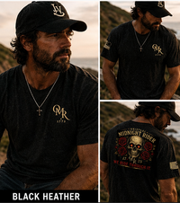 Christian Patriotic T-Shirt | Midnight Rider We Ride Through It Cinco Edition Signature | Liberty-In-One | Liberty & Victory