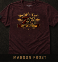 Christian Patriotic T-Shirt | Spirit of '76 Restore & Roar Essentials | Liberty-In-One | Liberty & Victory