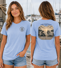 Women's Coastal Faith T-Shirt | The Captain & The Kid | Lonely Goodbye | Salt & Salvation | Liberty & Victory Co.