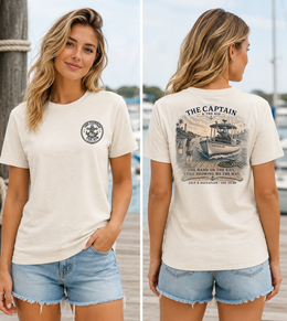 Women's Coastal Faith T-Shirt | The Captain & The Kid | Daddy's Girl | Salt & Salvation | Liberty & Victory Co.