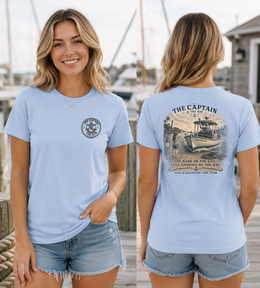 Women's Coastal Faith T-Shirt | The Captain & The Kid | Daddy's Girl | Salt & Salvation | Liberty & Victory Co.