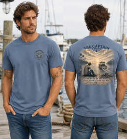 Men's Coastal Faith T-Shirt | The Captain & The Kid | Lonely Goodbye | Salt & Salvation | Liberty & Victory Co.