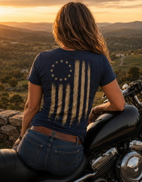 Patriotic Christian T-Shirt | We Ride Tonight Revere 1775 Edition Ultra-Premium Signature Line | Liberty & Victory Co.