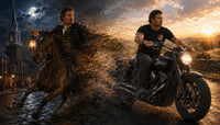 Patriotic Christian T-Shirt | We Ride Tonight Everyday Essentials Original Midnight Rider 1776–2026 | Liberty & Victory Co.