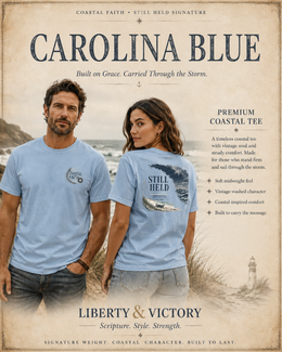 Coastal Faith T-Shirt | Still Held  Everyday Essentials  Salt & Salvation | Liberty & Victory Co.